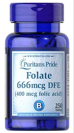 Фолієва кислота Puritan's Pride Folic Acid 400 mcg 250tabl Луцьк
