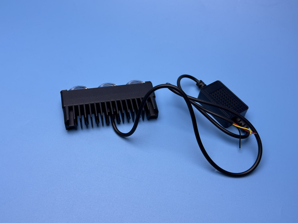 Фара рабочего света LED однорядная 100 мм SPOT — 6 диодов с линзой (Белый + Желтый свет), четкая СТГ Харьков - изображение 5