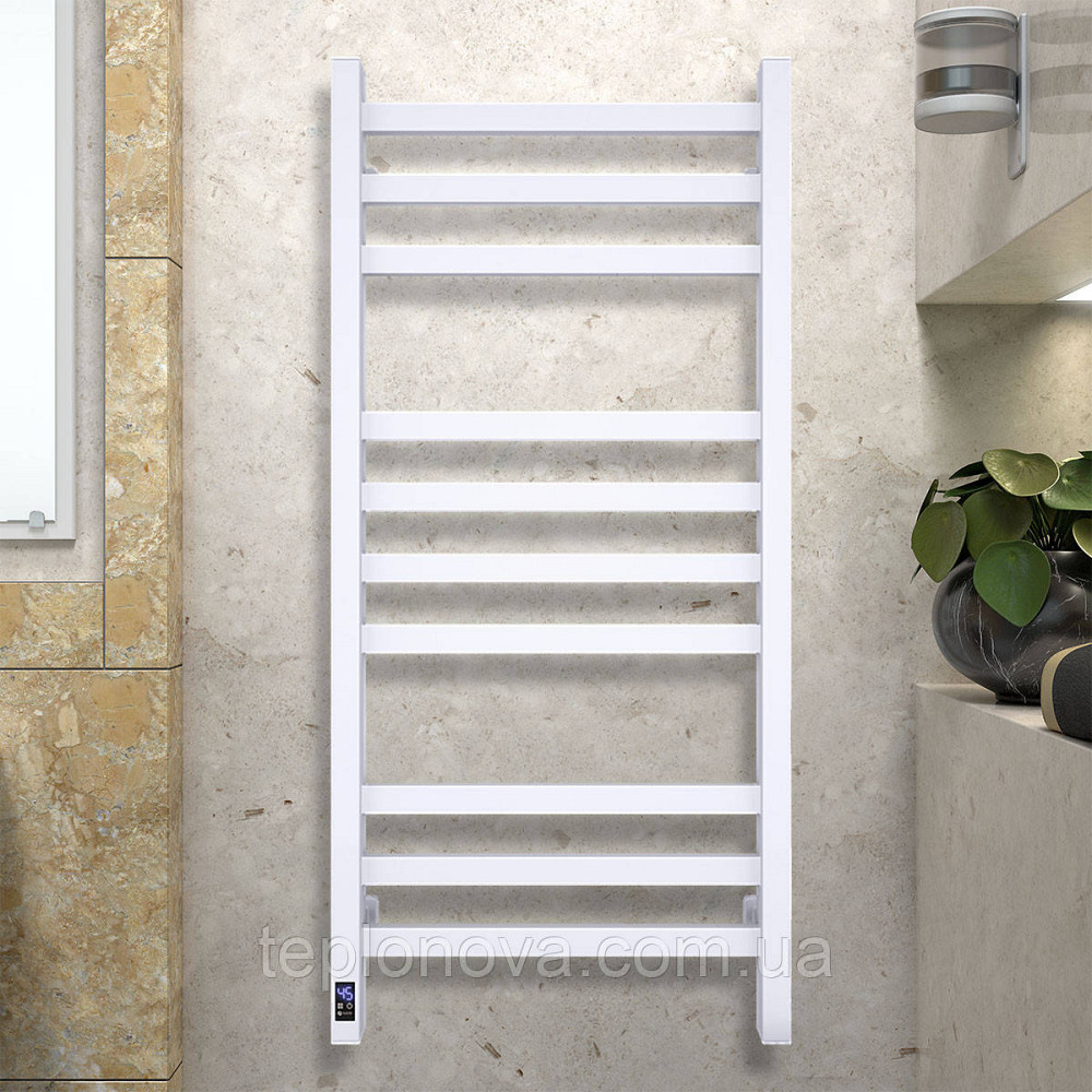 Полотенцесушитель Авангард 480х1000 Sensor правый с таймером, белый Черновцы - изображение 5