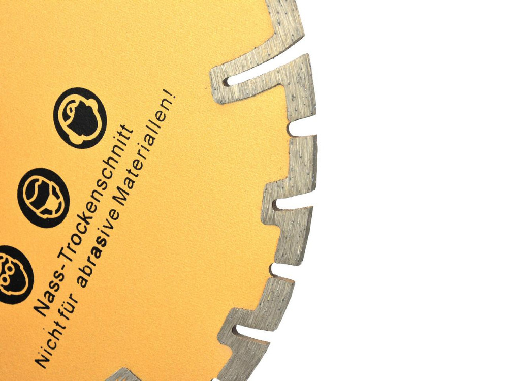 Круг різання алмазний сегментний "GEKO" 125 мм глибокого різу, помаранчевий Київ - фото 2