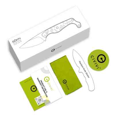 Ніж Civivi SOKN, Satin, сірий G10 (C22027-2) Вінниця