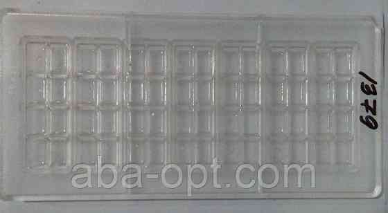 Форма полікарбонатна для шоколаду " плитка маленька" 27 х 13 х 2.5 см (шт) Одеса