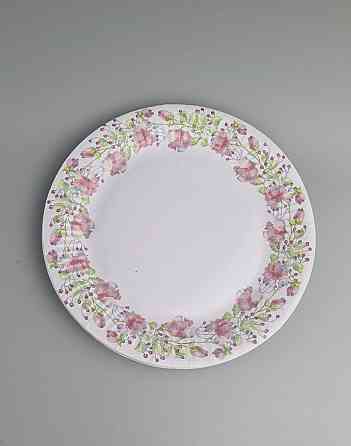 Паперова тарілка з малюнком 18 см "No 6" Весняний візерунок 10 шт (1 пачка) Харків