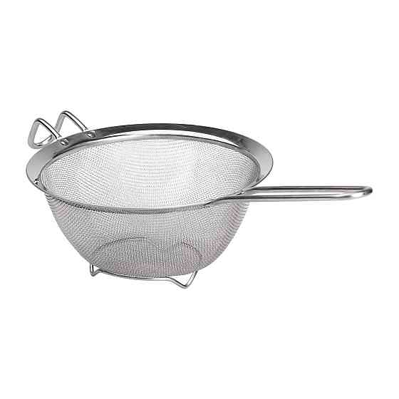 Zhongjing Друшляк-сито з ручкою 18 см дрібнокомірчаста сітка з нержавіючої сталі HP-19-1-18CM Київ