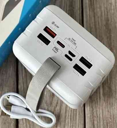 Power Bank Hoco J86B 60000 мАh с фонариком, быстрая зарядка 22.5W. Киев