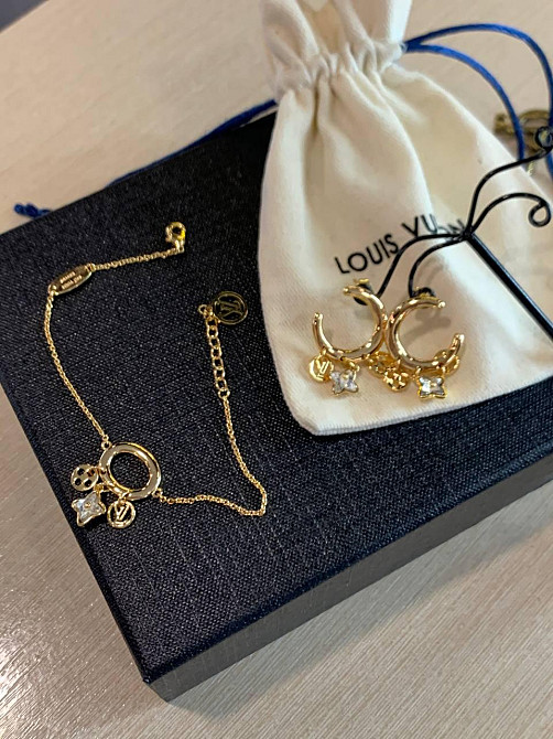 Луї Віттон сережки / Louis Vuitton сережки трансформери Одеса - фото 1
