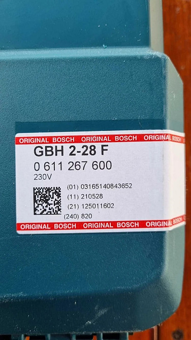 Профессиональный электрический перфоратор Bosch GBH 2-28 F (0611267600) Киев - изображение 9