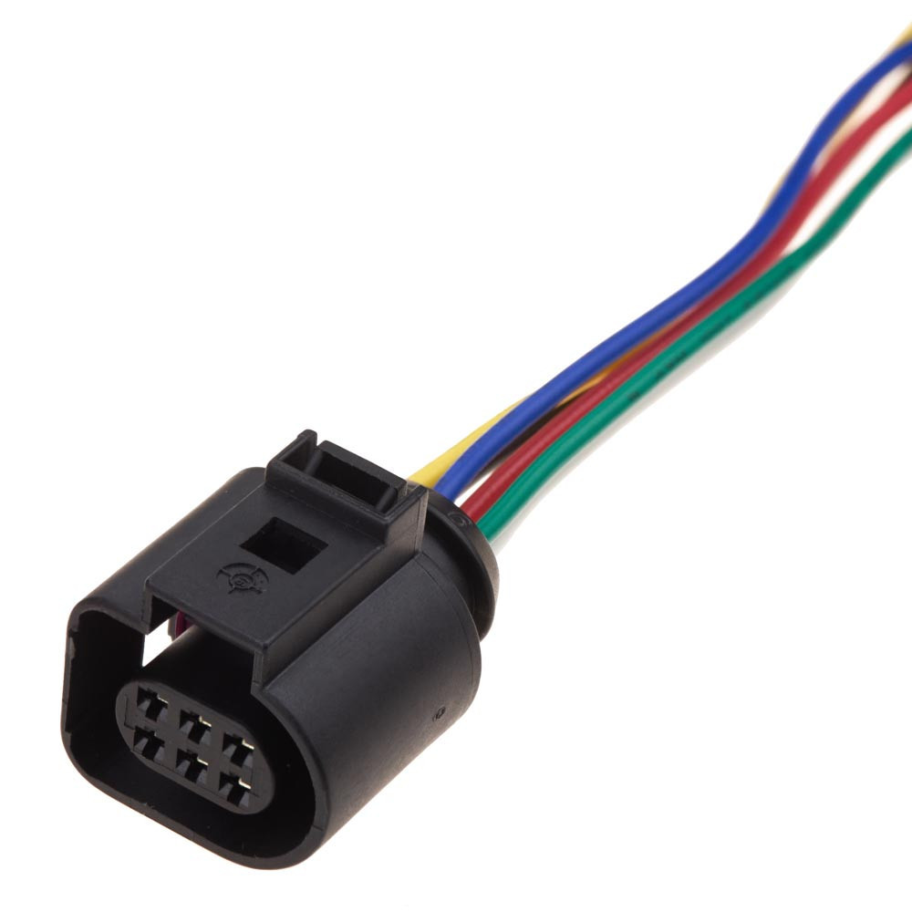 Разъем коннектор с проводом, 6-кон., Дат, Педали Акселератора, Дат, Кислорода, 1J0973713, 1813139-1, Audi, Bugatti, Porsche 47987 Киев - изображение 1