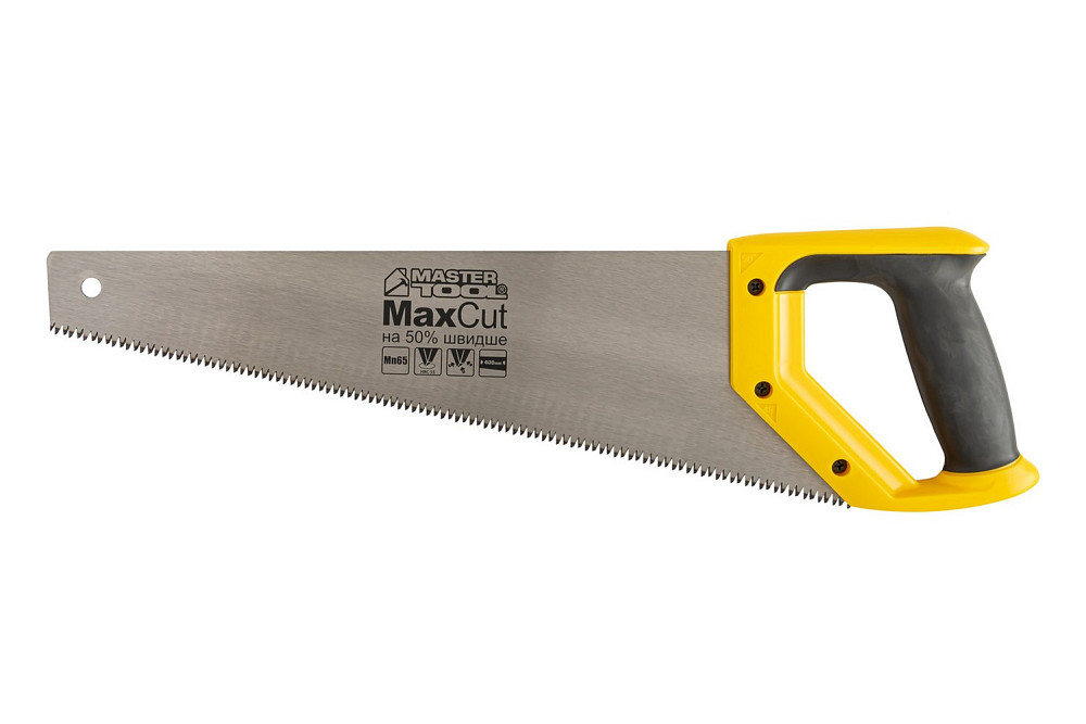 Ножівка столярна MASTERTOOL 7TPI MAX CUT 400 мм загартований зуб 3-D заточування поліроване 14-2040 Коломыя - изображение 4