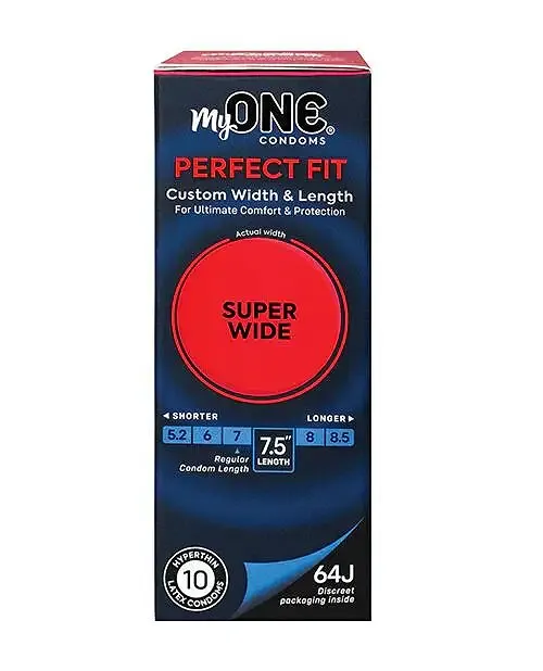 Презервативи MyONE Super Wide 10 шт, картонна коробка Львів - фото 1