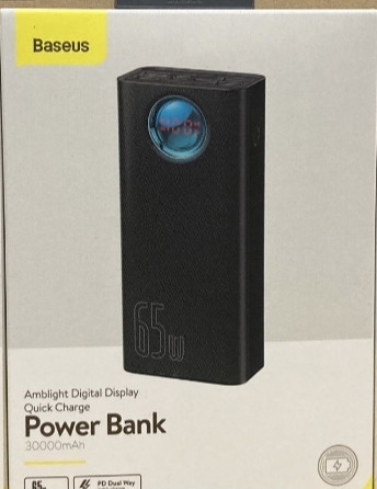 Пoвербанк Baseus Amblight 30000mAh 65w Киев - изображение 1