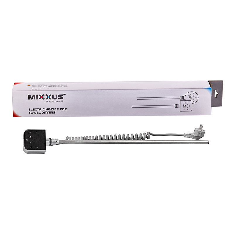 ТЕН електричний Mixxus TEH-0206 CHROME для сушарок рушників 600W (колір хром) (MI6635) ( 29062 ) Харків - фото 6
