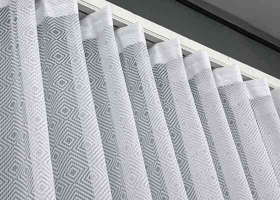 Тюль жаккард цвет белый 2002т Киев