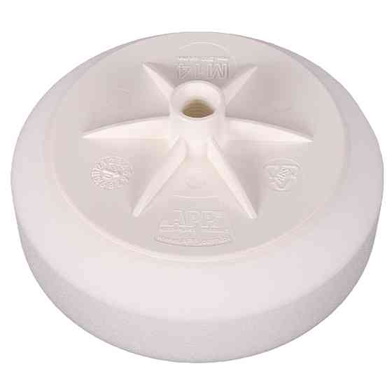 Круг (губка) полірувальний білий твердий Ø150мм М14 50мм APP, 080110 Київ