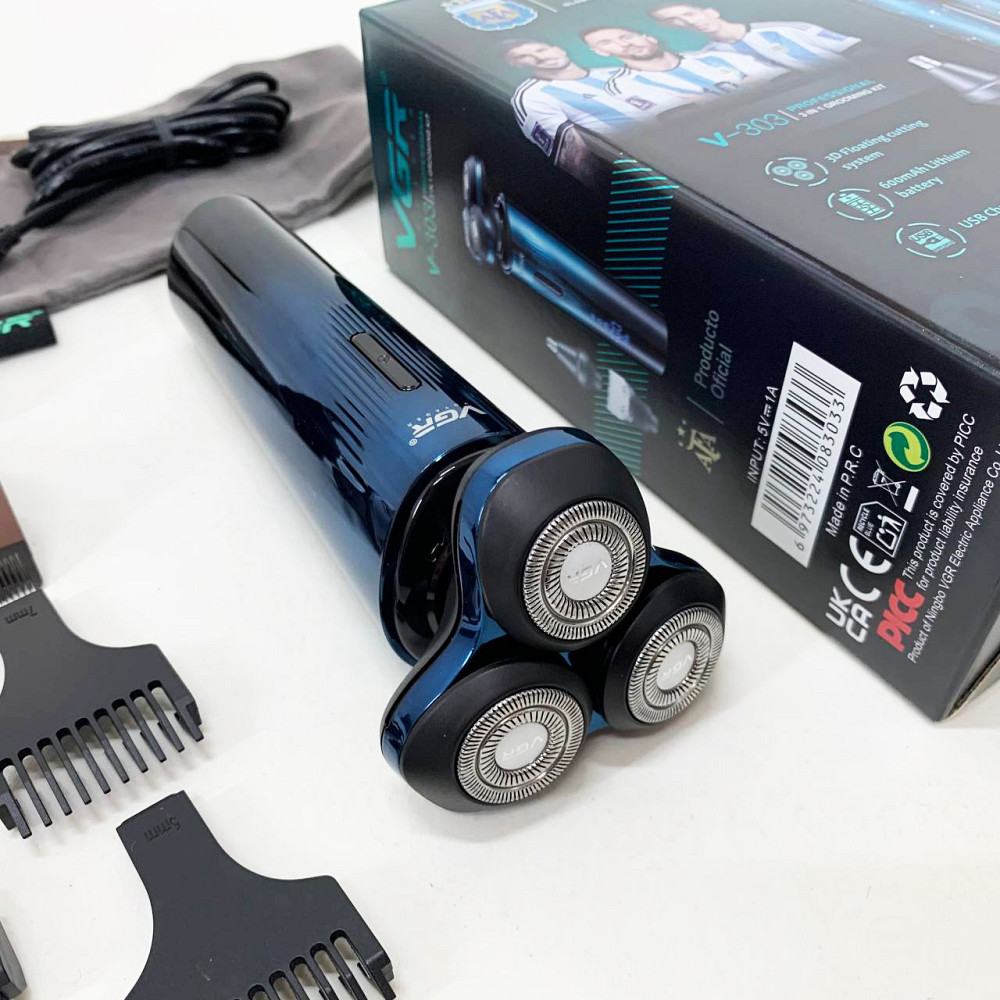 Бритва с аккумуляторным зарядным устройством, Электрическая бритва для качественного бритья AP-26 Львов - изображение 14