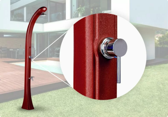 Душ солнечный Aquaviva Happy One с мойкой для ног красный F120/3027 - 23 л Киев