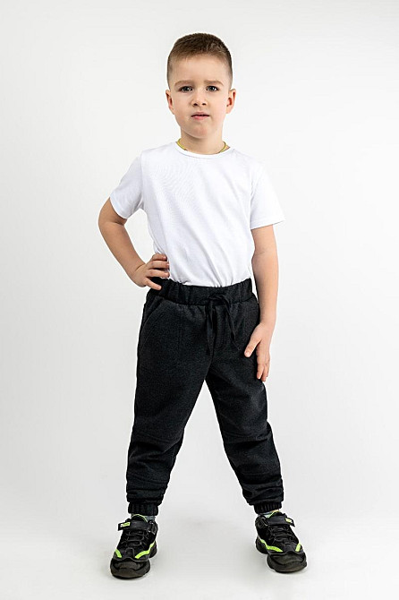 Брюки детские, антрацит топ Крохатушка одяг 146, Шнуровка, Брюки, Да Киев - изображение 1