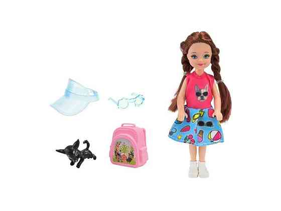 Лялька 14см брюнетка арт.8822-27 аксесуари-сюрпризи ТМ 7TOYS Киев