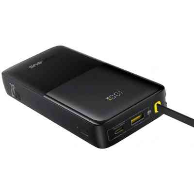 Батарея универсальная Baseus Bipow 2 Digital Display 20000mAh 20W with Built-in USB-C Cable Black (P10077101113-01) Вінниця