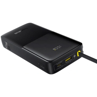 Батарея универсальная Baseus Bipow 2 Digital Display 20000mAh 20W with Built-in USB-C Cable Black (P10077101113-01) Вінниця - фото 6