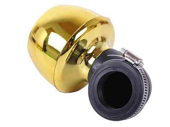 Фільтр нульовий "Турбіна" з крильчаткою золото Ø 48 мм 90° Мукачево