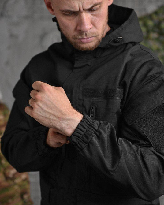 Тактическая  куртка кайот mansory black  НП4885 Одесса - изображение 8