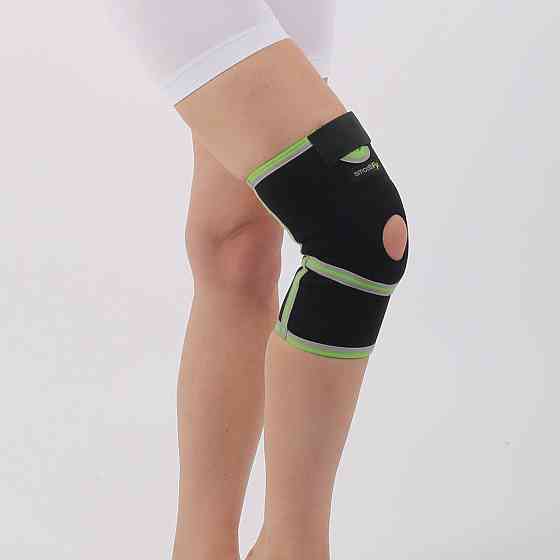 Бандаж на коліно неопреновий, компресійний з пружинами по обидва боки ORTHOPEDICS MEDICAL SMT2101, Розмір XL Кам'янець-Подільський