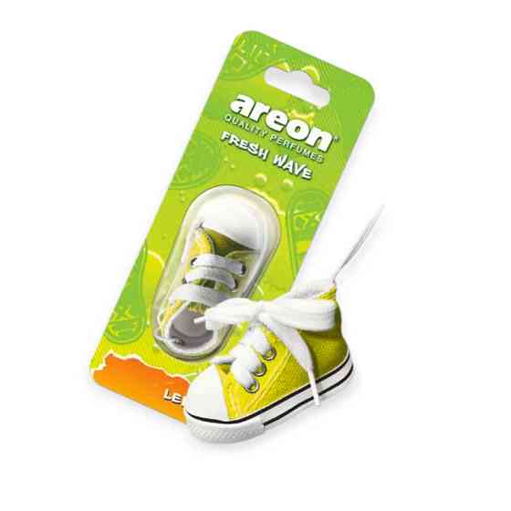 Ароматизатор на зеркало сухой areon wave fresh кеды 