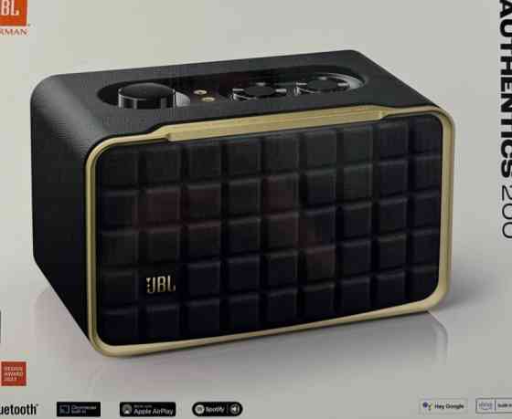 Ретро- Колонка JBL Authentics 200 з Wi-Fi та Bluetooth (JBLAUTH200BLKEP) Київ