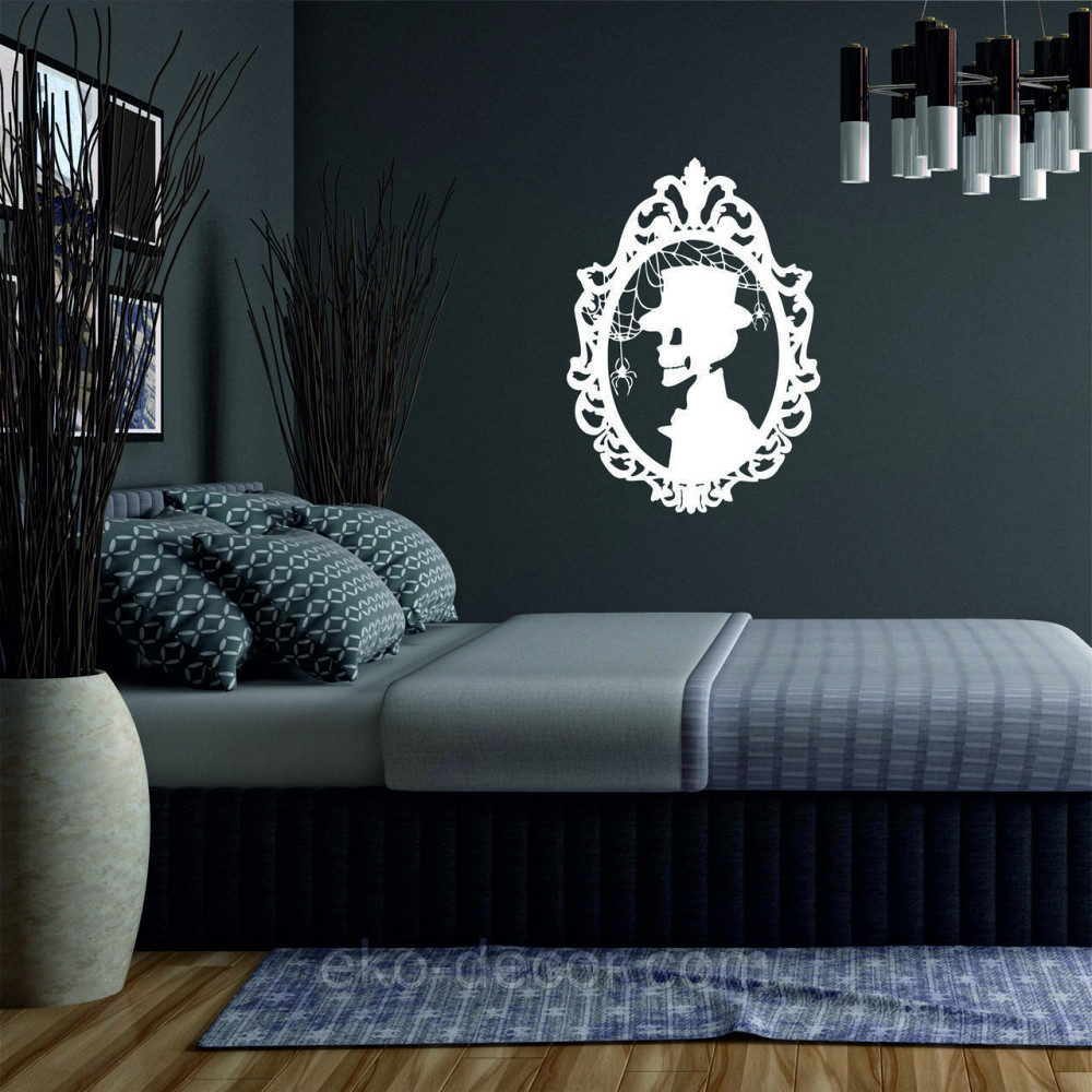 Декоративное настенное Панно «Скелет», Декор на стену 110*78 см, Белый Киев - изображение 2