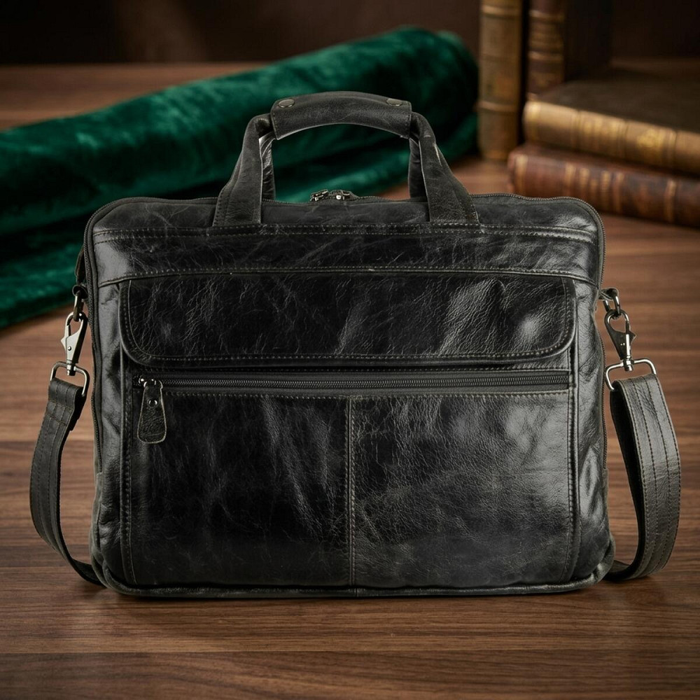 Сумка мужская Vintage 14364 Болотная Киев - изображение 13