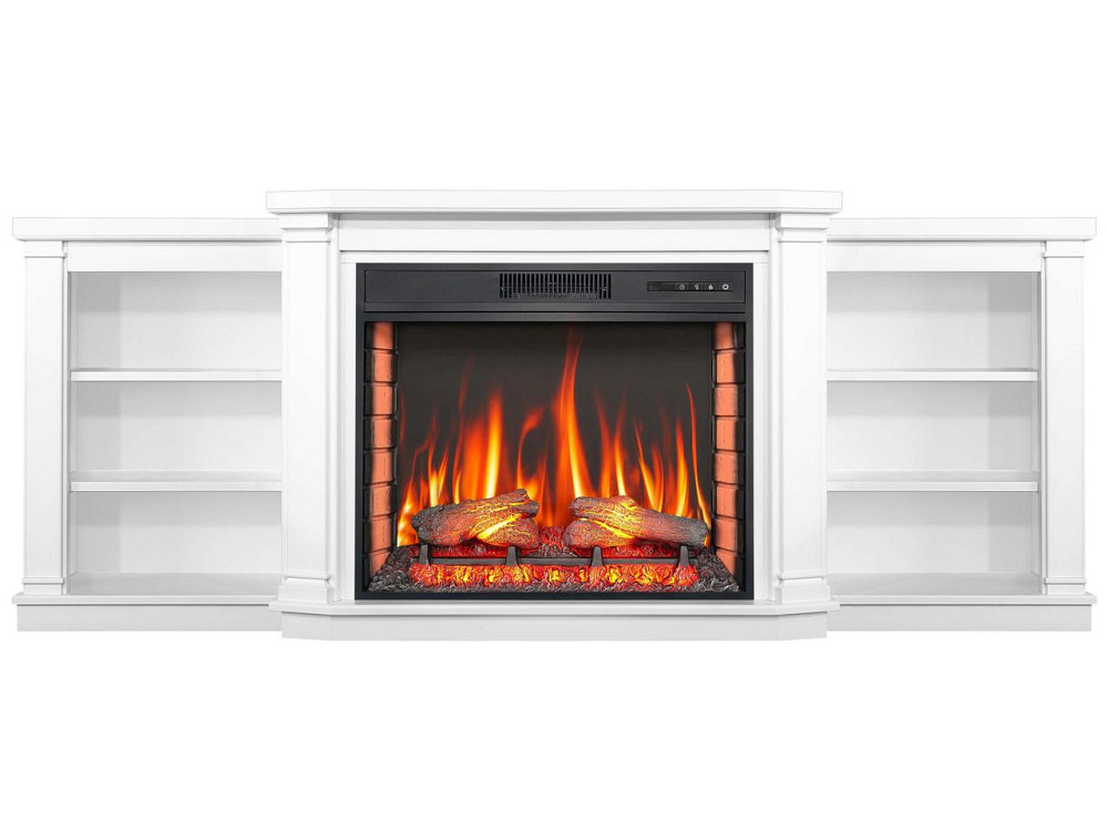 Каминокомплект ArtiFlame Parliament AF28S белый с обогревом и звуком горения Львов - изображение 2