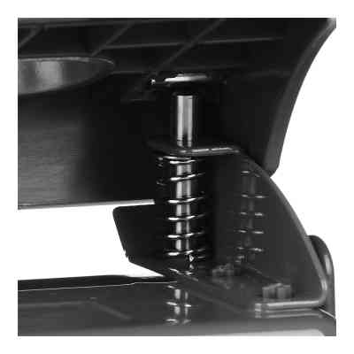 Дырокол Buromax пластиковый, до 20 листов, 120 х 82 х 53 мм, черный (BM.4017-01) Винница