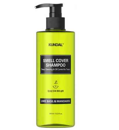 Шампунь для подростков против жирности All Day Smell Cover Teens Shampoo Lime Basil & Mandarin Kundal 400 мл Винница