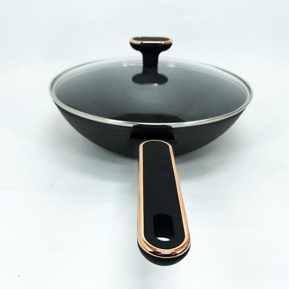 Сковорода для повара, Сковорода для приготовления пищи без масла использования на плите CL-95 Львов - изображение 4