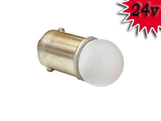 Светодиодная лампа AllLight T 8,5 2SMD 2835 BA9S 24V, КРУГЛАЯ МАТОВАЯ ЛИНЗА, WHITE Харьков