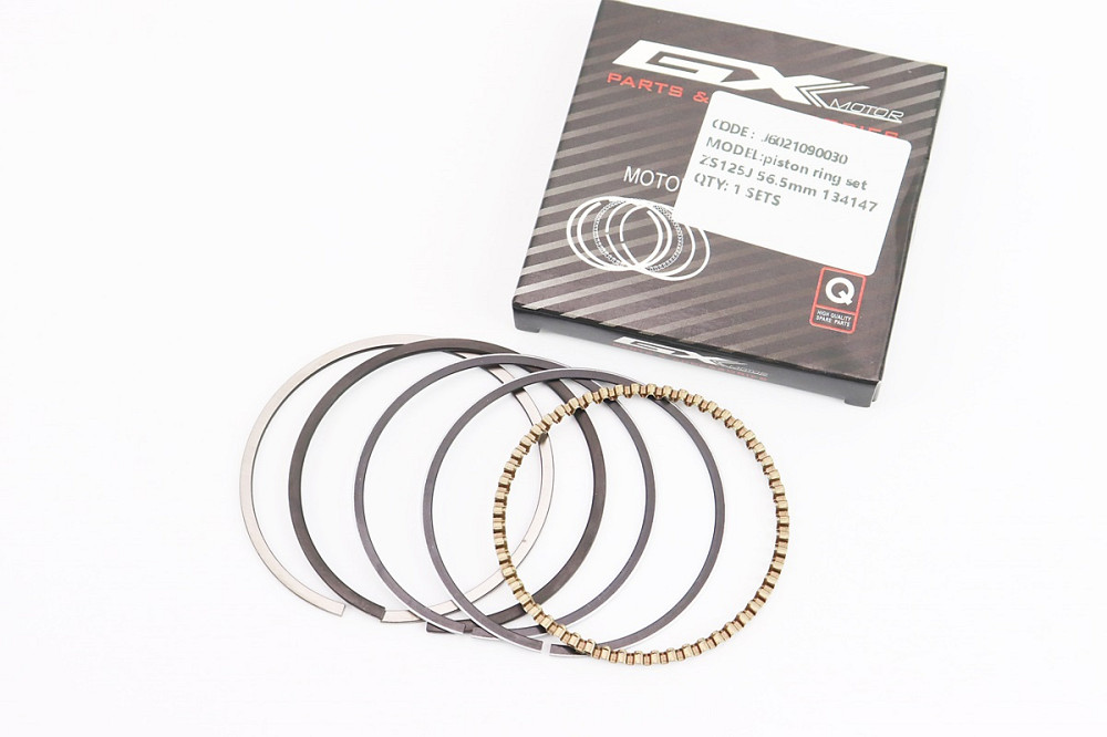 Кільця поршневі CB125cc Ø56,5мм STD (товщина – 1,10мм) GXmotor Київ - фото 1