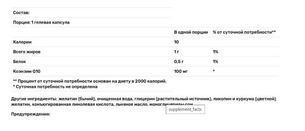 Коензим Q10 Thorne COQ10 60 капс Киев - изображение 2