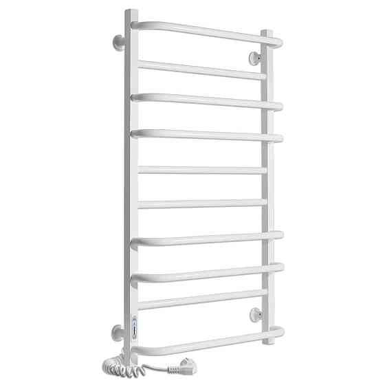 Електричний полотенцесушитель Laris Зебра КОМФОРТ ЧК10 500Х900 Е білий Київ