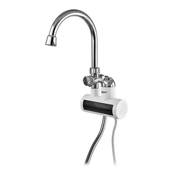 Водонагрівач НАСТІННИЙ 3,3 kW проточний ZERIX ELW22-W (зі шлангом та лійкою) Київ