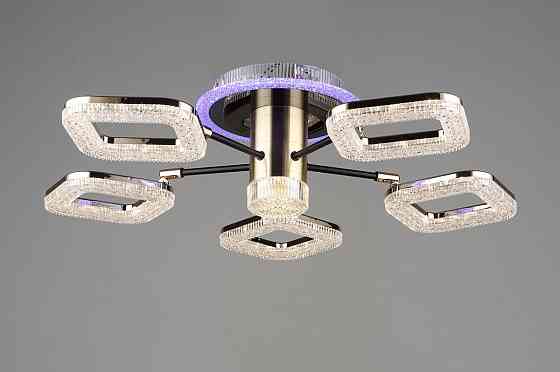 Люстра світлодіодна акрилова Sirius B YH1003/5 BK+GD Коломия