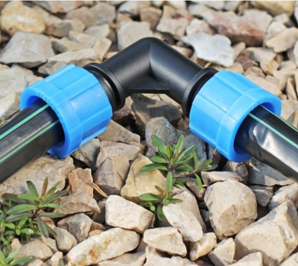 Коліно затискне для стрічки крапельного поливу Дніпро - фото 4