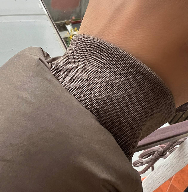 Куртка женская Lady Yep 9045 длинная бедра с капюшоном пальто коричневая, коричневый, 42 Киев - изображение 17