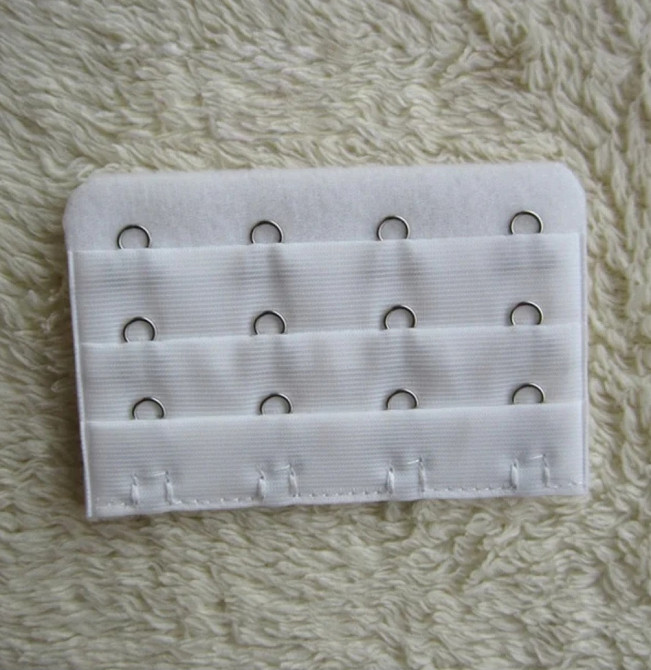 Расширитель для бюстгальтера на 4 крючка 75 на 50 мм белый Киев - изображение 1