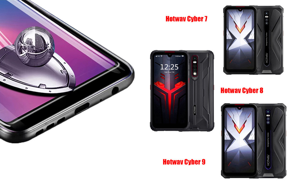 Захисне скло DefenzoGlass для Hotwav Cyber 7, Cyber 8, Cyber 9 Pro – подвійна міцність Київ - фото 2