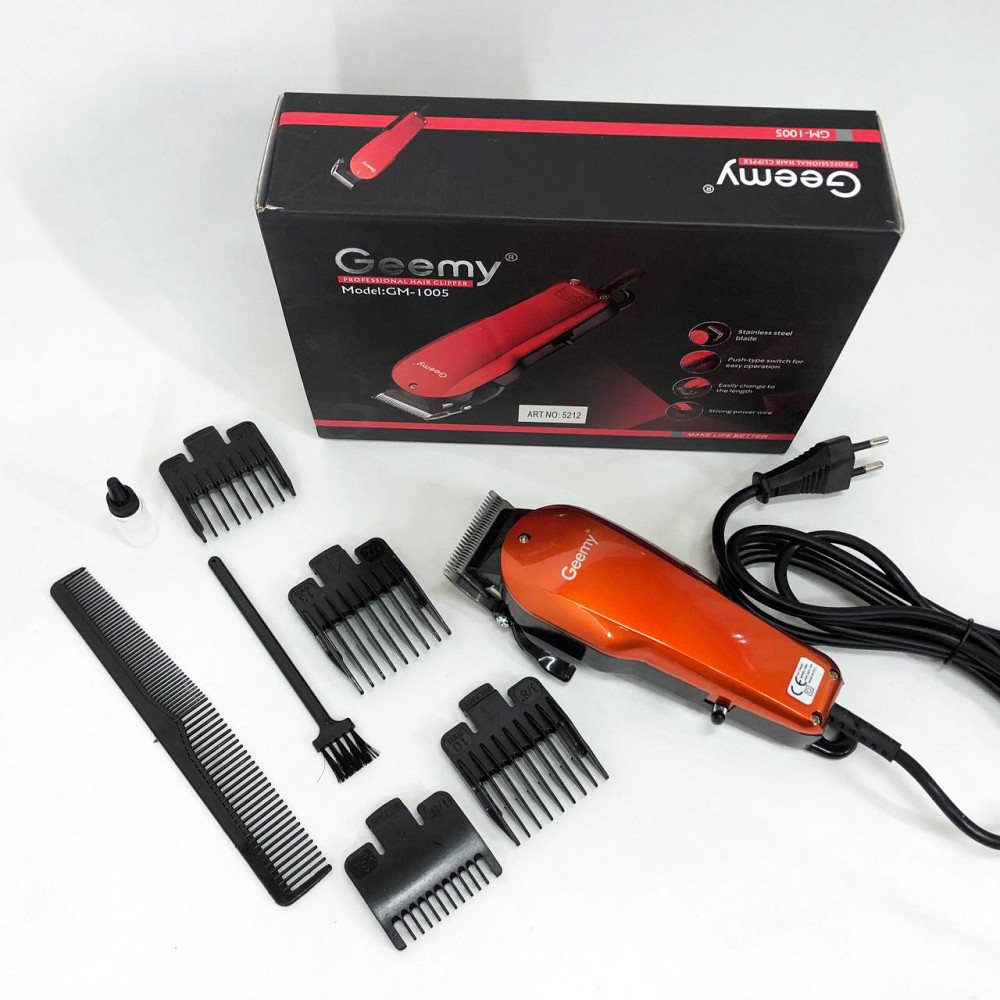 Машинка для стрижки волосся без шуму, Професійна машинка для стрижки волосся з насадками ZC-71 Івано-Франківськ - фото 9