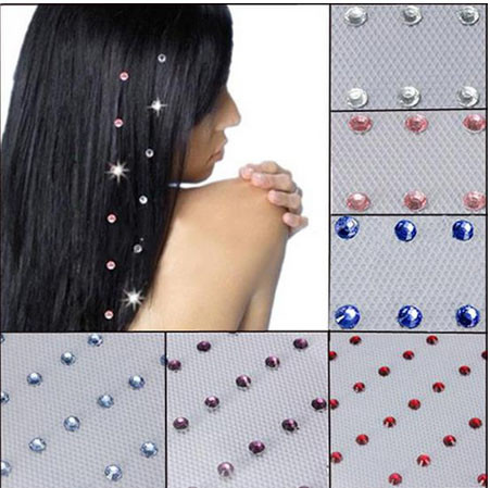 Стрази для волосся прозорі 437 шт Київ - фото 1