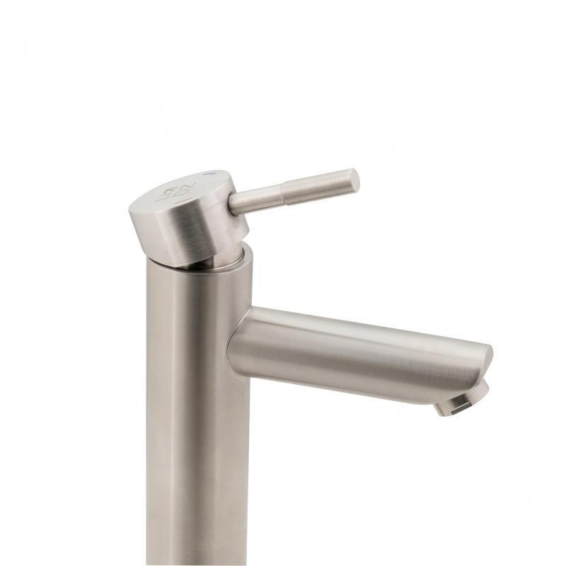 Змішувач для раковини Lidz (NKS) 12 32 001F-1, нікель (LIDZNKS1232001F1) Київ - фото 3