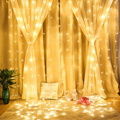 Світлодіодна гірлянда завіса (штора) 300 Led 3*3м теплий колір USB CW-GW-300L33U ColorWay Житомир - изображение 1