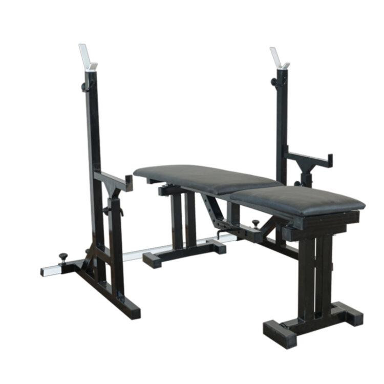 Скамья для жима регулируемая 40 на 40 мм + Стойки со страховочными упорами 50 на 50 мм Киев - изображение 1